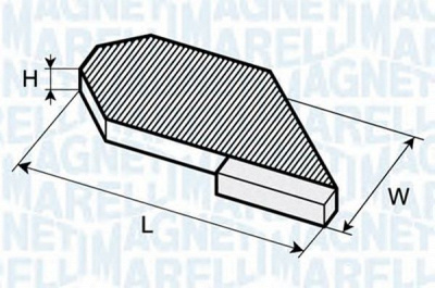 MAGNETI MARELLI 350203062680 -  Фильтр воздуха в салоне